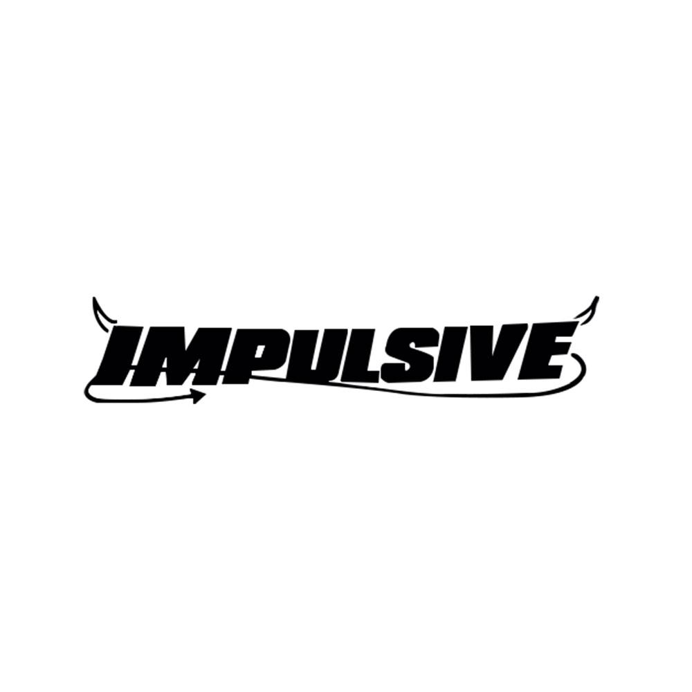 Impulsive Text JDM Decal Holographic Die Cut Vinyl PVC Windshield Sticker Waterproof Auto Rear Window Stickers Decor Accessories