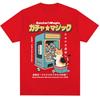 Japanese Style Cat Gashapon Toy Capsule Print T Shirt Harajuku Vintage Fashion T Shirts Men Women Oversized Cotton Casual Tees