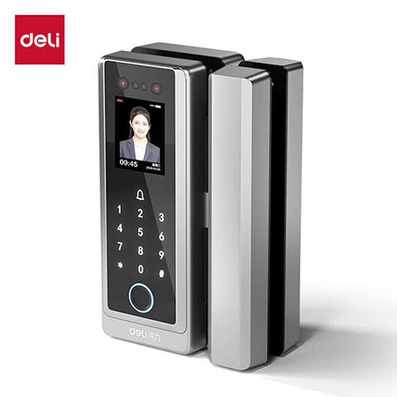Deli Facial & Fingerprint Access Control Attendance Machine CN plug (adapter included)