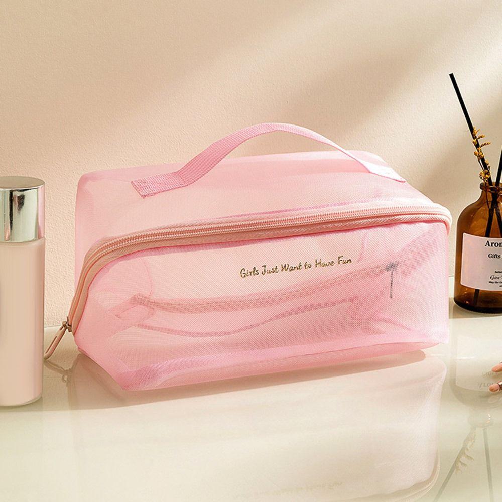 Органайзер-сумка для хранения в дороге, легкая прозрачная косметичка, новая косметичка