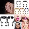 Fake Magnetic Horse Shoe Nose Rings Faux Septum Piercing Clip Titanium Ring Hoop Gift for Women New Fashion Body Jewelry