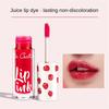 Matte Lip Tint Moisturizing Lip Gloss Lightweight Hydrating Makeup Juice Dye Velvet Fade Juice Matte, Style C, 1 Piece