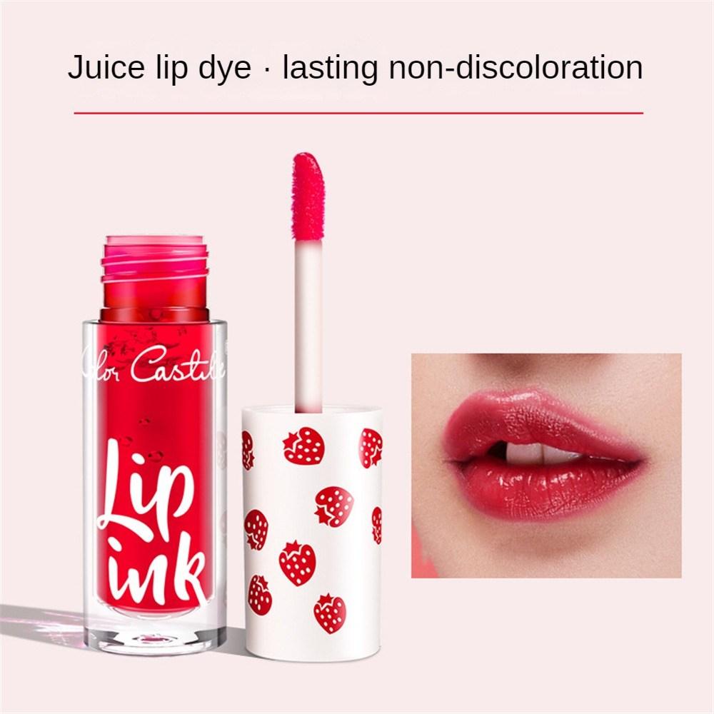 Matte Lip Tint Moisturizing Lip Gloss Lightweight Hydrating Makeup Juice Dye Velvet Fade Juice Matte, Style C, 1 Piece