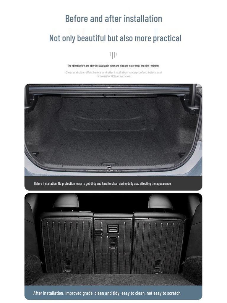 Индивидуальные коврики в багажник из ТПЭ для BMW i3/i5/X5/X5L/X1/3 серии/5 серии