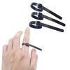 Accurate Black Plastic Finger Measure Gauge Measure Tools Jewelry Ring Sizer Accessory