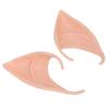 Cosplay Fairy Elf Ears Soft Plastic Cement False Artificial Ears Costume Props for Halloween Christmas Party