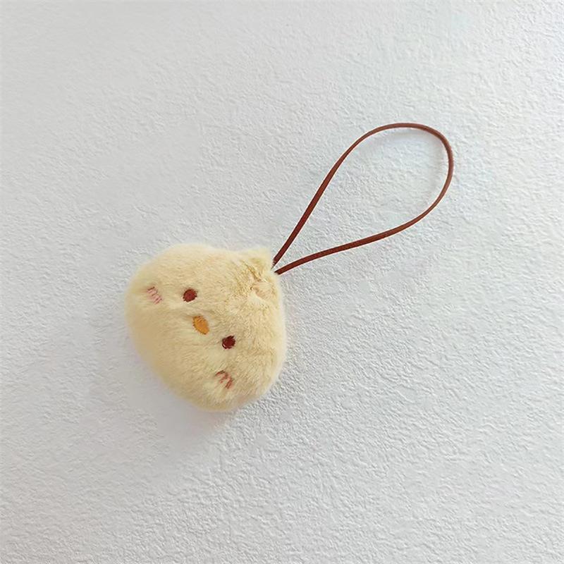 Милый мультяшный плюшевый кулон с изображением животного, брелок с набивным медведем и лягушкой, брелок с именем анти-потерянной метки, детская школьная сумка, кулон