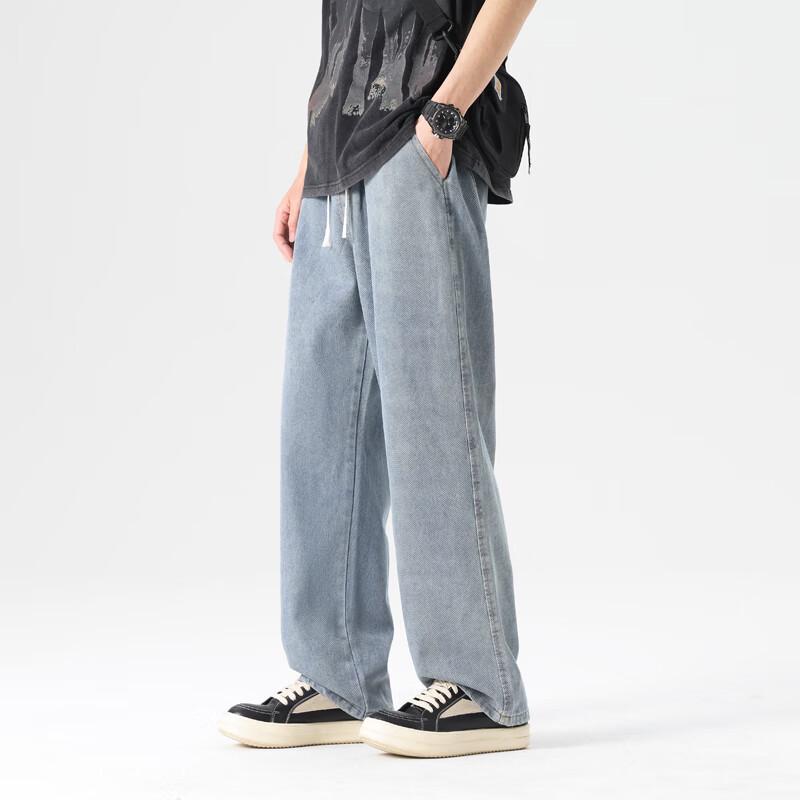 Джинсы мужские прямого кроя свободного кроя Dingfengbaoluo