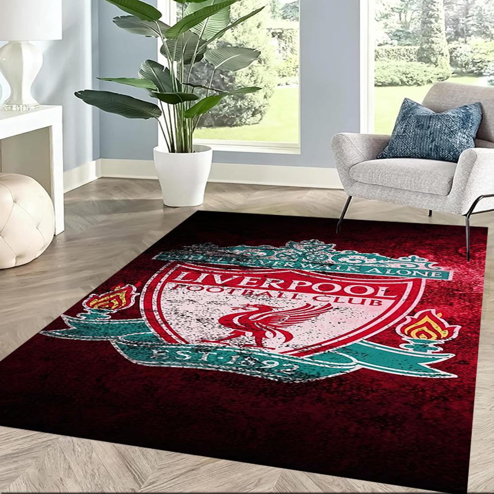 Liverpool Football Club Carpet Suitable For Decorate Room Kitchen Playrooms Living Rooms Antislip Carpet Office Home Decor