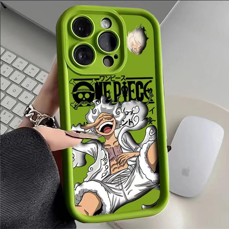 5-я передача Ника Луффи ONE PIECE для Apple 15Pro чехол для мобильного телефона iPhone16 анимация 14 премиум 13Pro