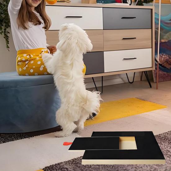 Когтеточка для собачьих когтей с коробкой для лакомств, деревянная доска для собачьих ногтей, коробка для закусок, шлифовальная машина для собачьих лап, самостоятельная доска-когтеточка для маленьких и средних собак