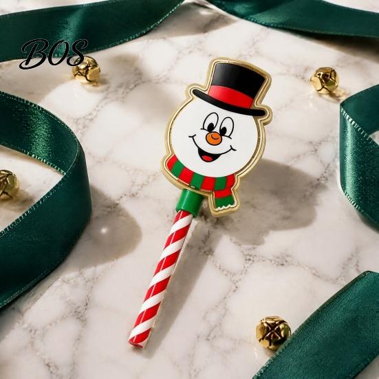 Snowflake Design Tap Wand Christmas Wand, Contactless Payment Credit Card Holder with Candy Stocking Filler Cane Handle, 3D Printed Holiday