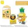430PCS Cartoon Fruit Party Building Blocks Children's Puzzle Toys Apple Durian Pineapple Assembly Model Desktop Decoration Gift
