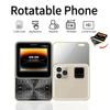 2.4 Inch Classic Color Rotating Sliding Cover Mobile Phone Auto Call Record FM Radio Speed Dial Magic Voice GSM Dual SIM Unlocked Spare Phone