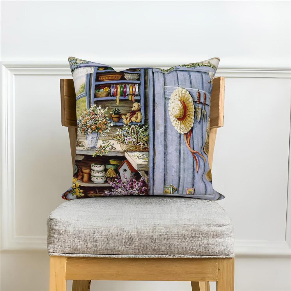 Декоративная наволочка для домашнего декора, дивана, декоративная подушка для садового цветка, фермерского дома