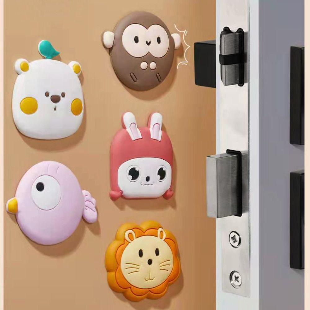 Anti-Shock Wall Protector Self-adhesive Doorknob Bumper Cover Cute Furniture Pad Home