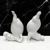Animal Themed Home Decor Clumsy Hippo Bookends, Funny Heavy Resin Acrobatic Bookend Holders, Creative Notebook Stand Duty Book Ends for