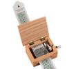 15 Note DIY Wood Music Box Hand Crank Kits with Blank Paper Tape Strips Set for Music Education and Creative Workshops