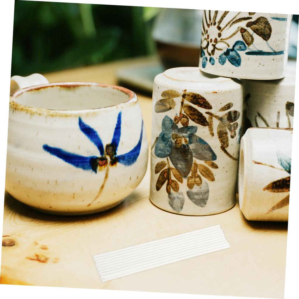 SEWACC Slicing Alumina Pottery Firing Hanging Pottery Firing DIY Pottery Jewelry Clay Firing 10 Pieces Rods, Rods, Tools, Bolts, Tools, Accessories,