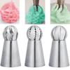 3pcs Stainless Steel Pastry Tip Torch Icing Nozzle Tips For Frosting Cupcake Cake Decorating Puff Making Baking Kitchen Tools