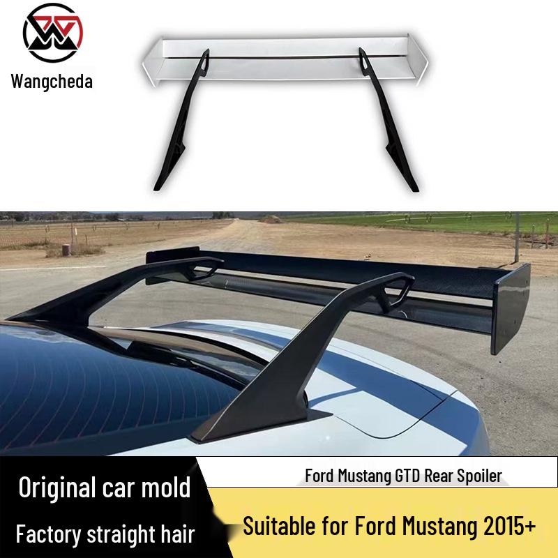 Ford Mustang GTD Rear Carbon Fiber Spoiler & Diffuser Modification Kit