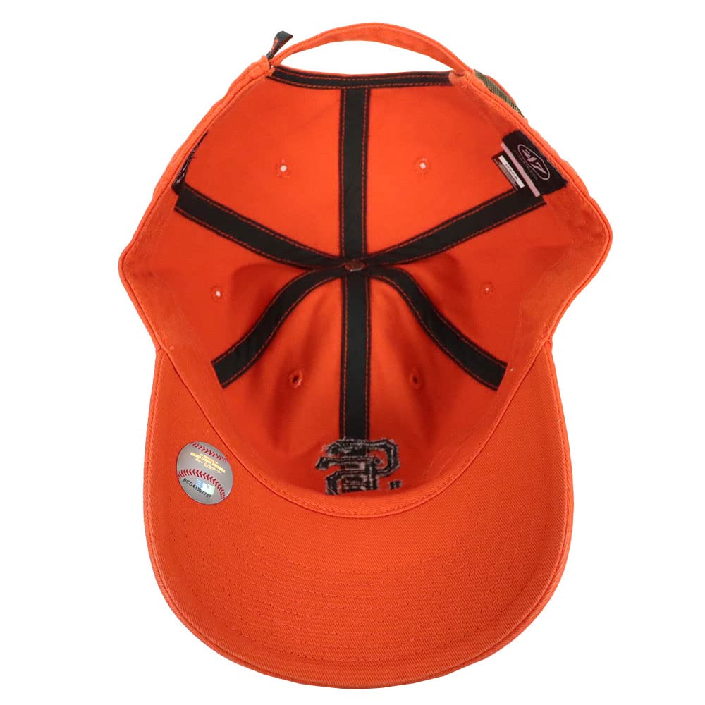 47 Кепка мужская женская Major League MLB Logo Hat Cleanup Brand Low Cap унисекс San Francisco Giants оранжевый свободный размер B-RGW22GWS-ORA