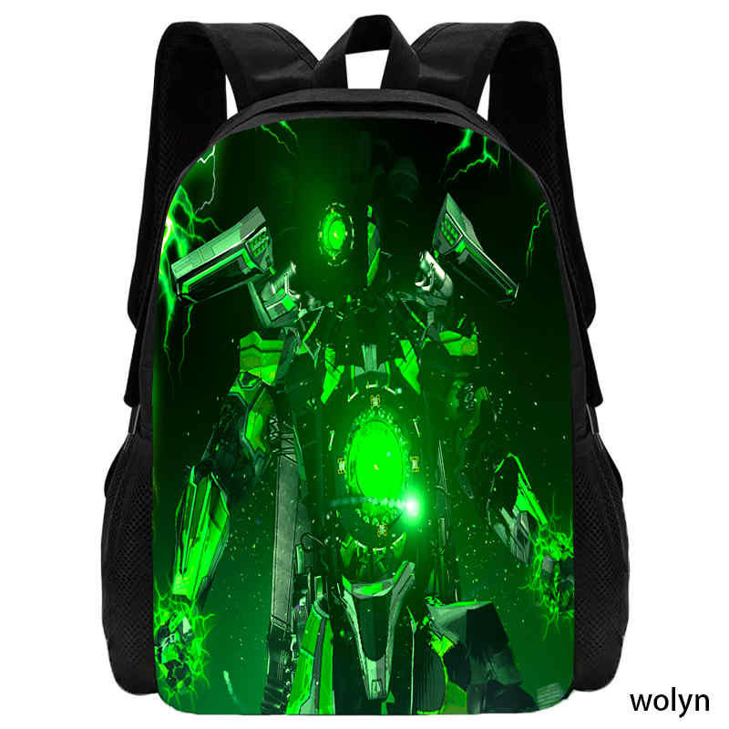 Новинка Skibidi Туалет Рюкзак Titan Speakerman Детские сумки Мальчик Школьная сумка для детей Рюкзак Аниме Дорожный рюкзак