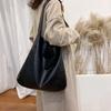 Винтажная дизайнерская сумка из искусственной кожи для женщин, повседневная роскошная дизайнерская сумка на плечо большой вместимости, женские модные сумки-шопперы