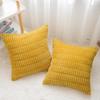 Мягкие Наволочки для Декоративных Подушек Вязание Мех Однотонный Чехол для Подушки Дивана Подушка для Талии Наволочка Защитный Чехол для Подушки Офисный Диван