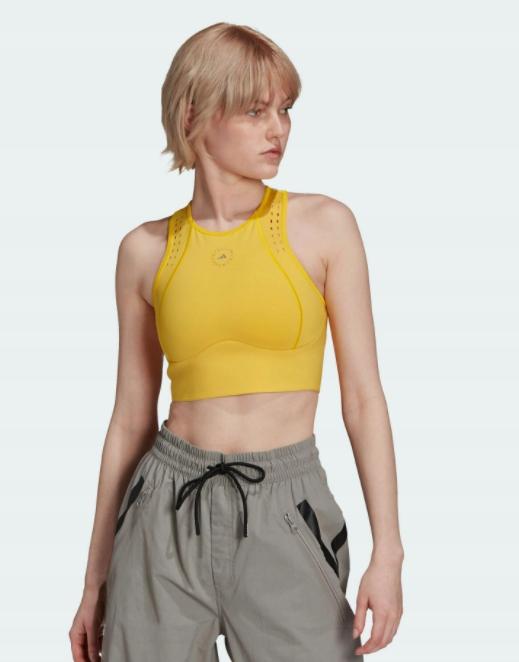 Adidas Damski Top Sportowy Żółty Logo S 1Z0F3_B* S 1_0