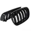 Gloss Black Dual Slat Car Front Kidney Grilles For BMW E90 E91 3-Series 2009-2013 Car Styling Racing Grills