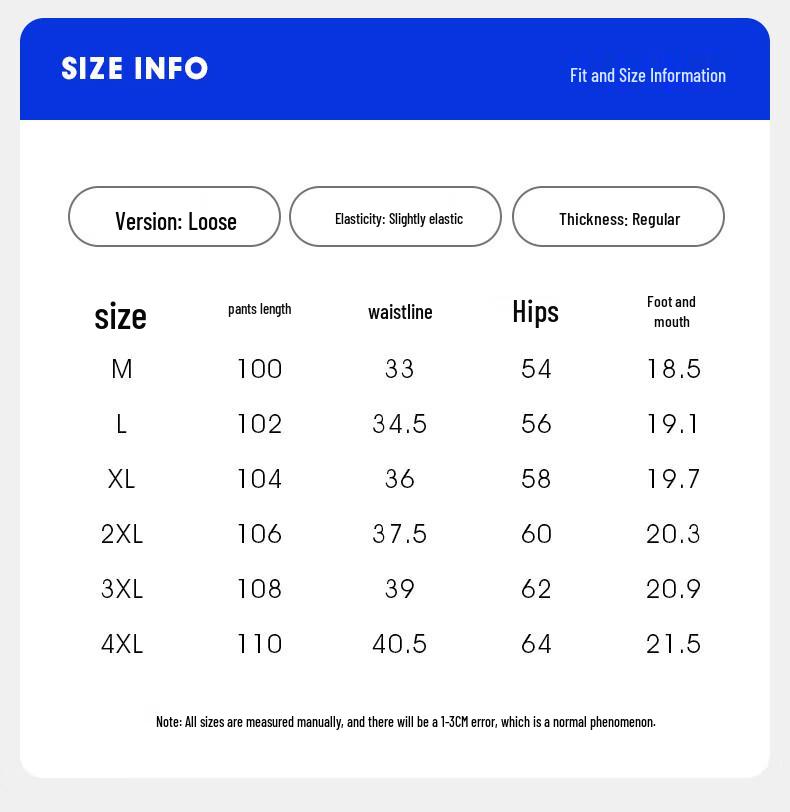 Huili Men's Loose Straight-Leg Casual Sport Pants