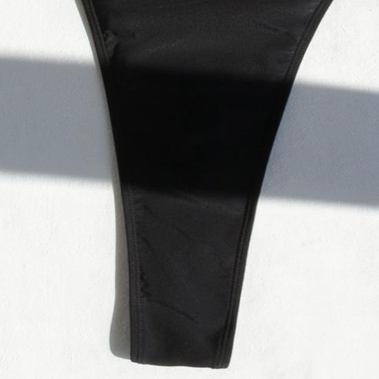 Женский сексуальный монокини с V-образным вырезом без рукавов купальник с открытой спиной, подчеркивающий фигуру, цельный бикини