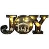 Wooden Crafts Christmas Creative Design JOY Letter Ornament Home Office Decoration