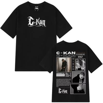 Singer Ckan Tour 2026 Album Graphics 100Cotton Mens Tshirt Fashion Hip Hop Oversized Retro Unisex Oneck Short Sleeve Shirt