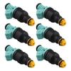 Set of 6 Fuel Injectors (0280150415) for Jeep Wrangler 4.0L