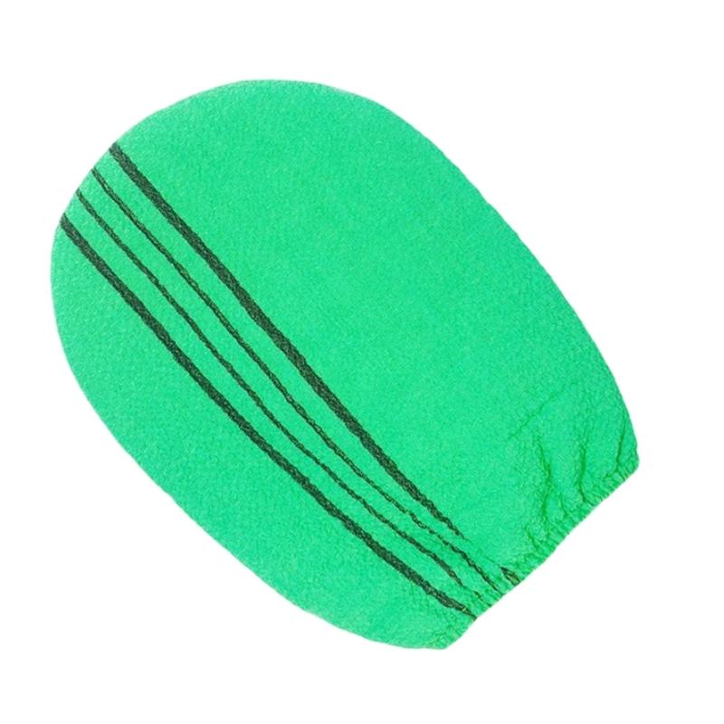 Случайный цвет мочалка-перчатка для ванны для эффективного отшелушивания Мягкая перчатка для глубокой очистки и полировки тела для ежедневного использования в душе