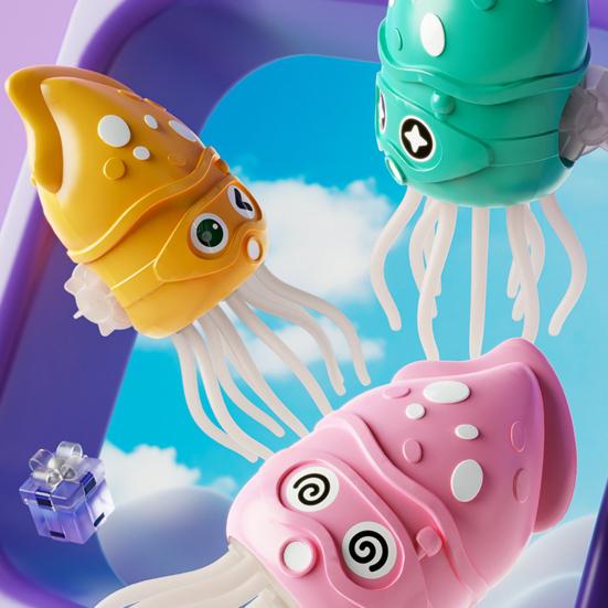 Dancing Octopus Toy Automatic Crawling Toy with Music Lights Smart Sensor Pet Toy Fun Birthday