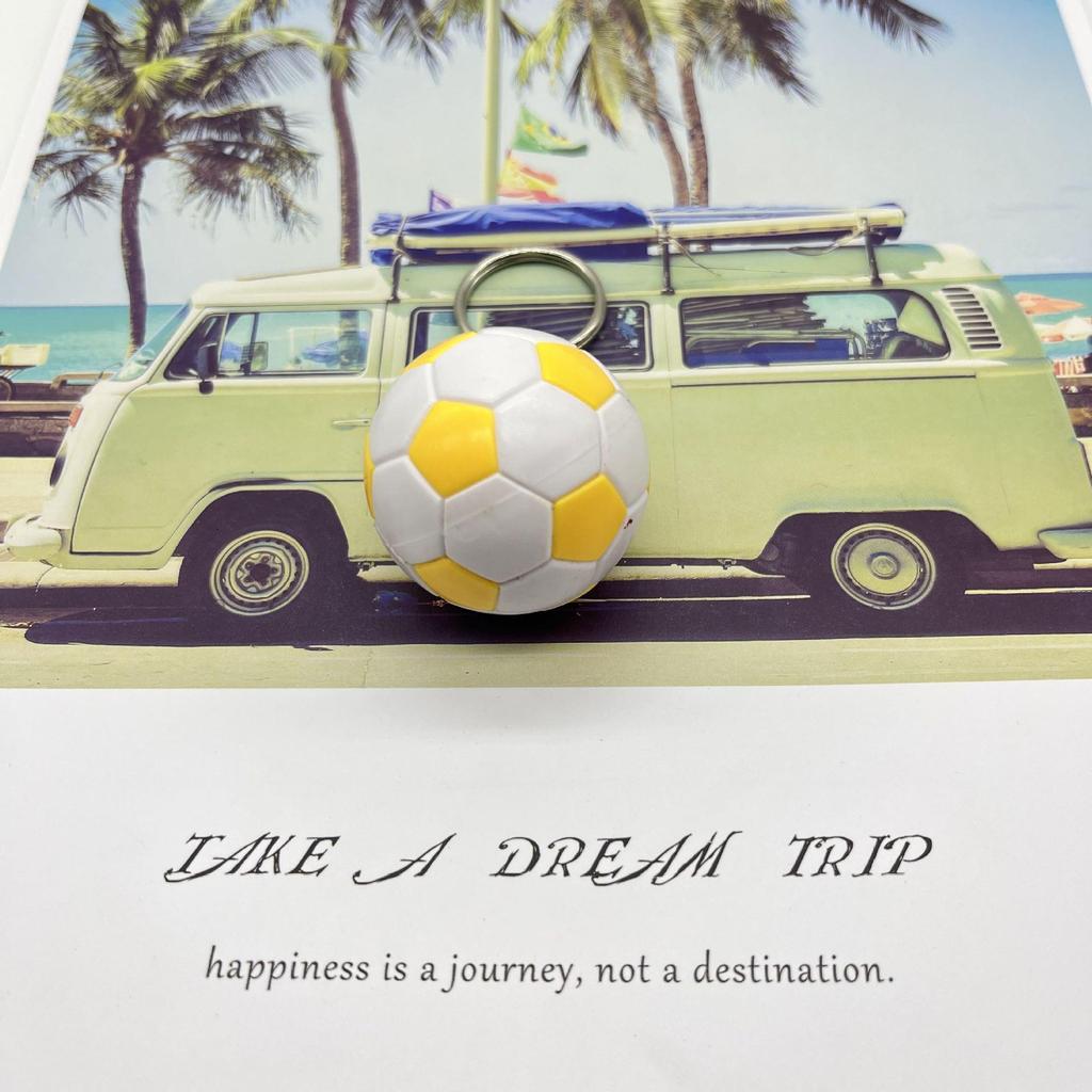 2026 World Cup USA, Canada, Mexico Mini Football Keychain Pendant - Sports Souvenir