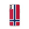 Coque iPhone - Norvège - Drapeau - Souple - Multicolore - Compatible iPhone 11