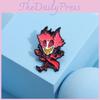 Cute Cartoon Character Alloy Badge For Horror Hotel Fans With Colorful Enamel Coating