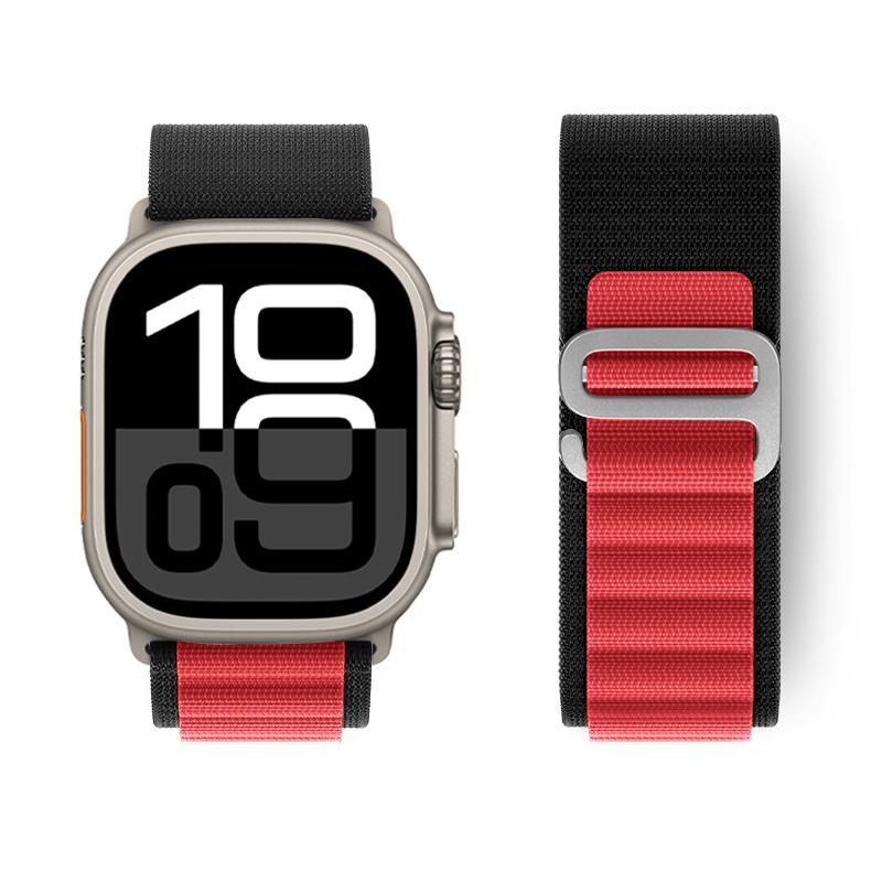 Ремешок Alpine Loop для Apple Watch Ultra 2 Band 49 мм 45 мм 44 мм 40 мм 41 мм 46 мм 42 мм 38 мм Браслет iWatch Series 10 SE 9 8 7 6 5 4