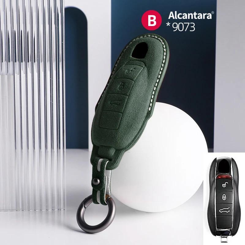 AABKR1 Car Key Bag Case Cover For Porsche Panamera Spyder Carrera Macan Cayman Cayenne 911 970 981 991 Car Key Cover Accessories