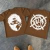 UnisexS Summer Print ShortSleeve TShirt Unisex Clothing One Piece