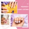 PHOENIXY 5ML Long-lasting Gel Nail Polish Top Base Coat Needed UV LED Soak-off Gel Nail Varnishes