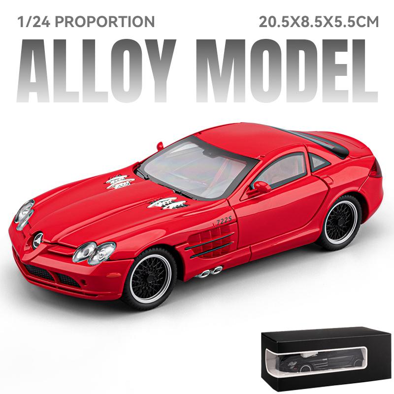 1:24 Бенц SLR McLaren 722 S Родстер Спидстер Суперкар Сплав Металл Литье под давлением Модель Автомобиля Подарок на День Святого Валентина Для Парня Коллекция