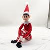 Christmas Elf Rainbow Ornaments: Long-Legged Sitting Decorations for Bookshelf