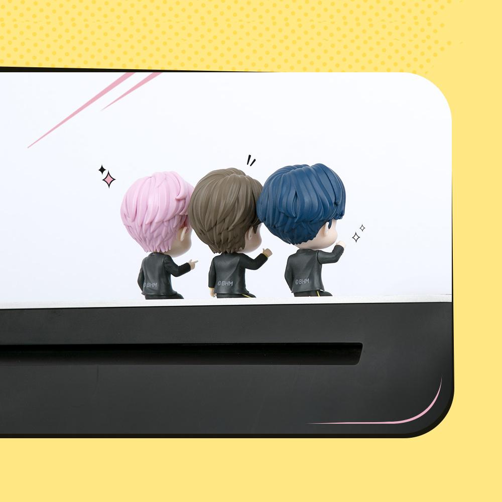 BTS (Бантан мальчики) 3 Рисунок монитора(Волшебная дверь+Динамит+Масло) + НАБОР беспроводной мыши, TinyTan, официальный, оригинальный, подлинный, KPOP, идол