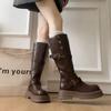 Light French elegant style romantic casual gentle temperament French boots popular women's shoes fashion trend