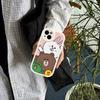 Cartoon Cute C-Cony B-Brown Phone Case For IPhone 16 15 14 13 12 11 Pro Max Plus Shockproof Leather Cover
